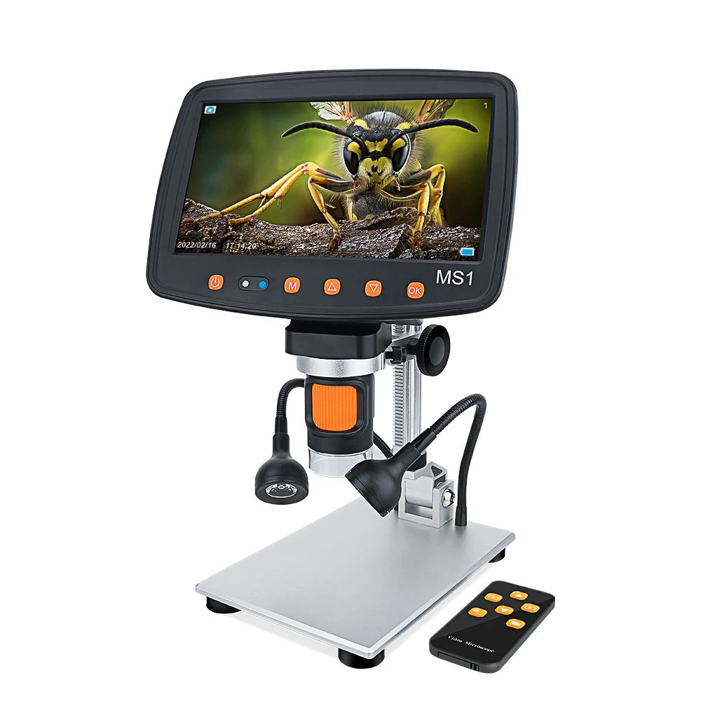 Driftstrinnene i den digitale del af det digitale mikroskop