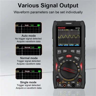 2023 Ny Ankomst 3 i 1 digital oscilloskop multimeter og signalgenerator GD188...