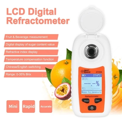 Demark -kunde lavede en ordre med 200 stk ST335A digitalt refraktometer ATC S...